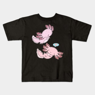 Axolotl Love Kids T-Shirt